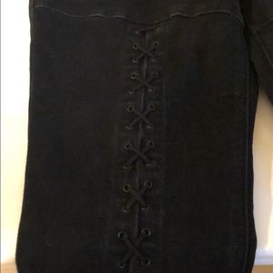 High Waisted Express Lace Up Jeans 12Short